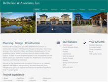 Tablet Screenshot of destefano-associates.com